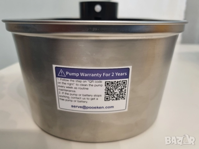 Безжичен фонтан, диспенсър за вода за котки със сензор, снимка 7 - За котки - 50495183