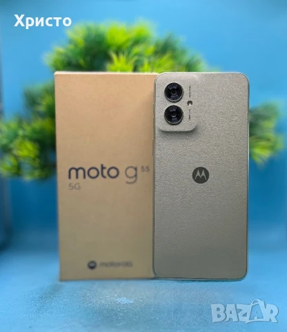 Motorola Moto g55, 256GB, 8GB RAM, 5G, Smoky Green, снимка 3 - Motorola - 51129601