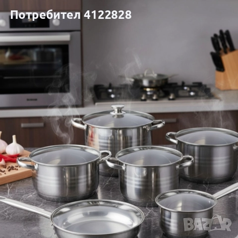 комплект съдове за готвене, снимка 2 - Съдове за готвене - 52170335
