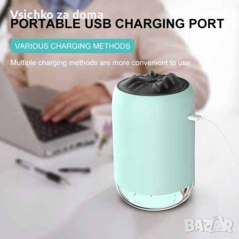 Мини овлажнител за въздух и ароматизатор , снимка 2 - Афтършейф - 51553276