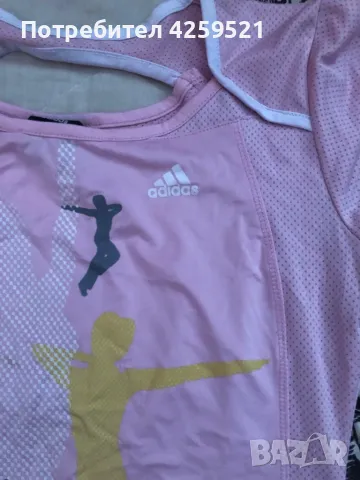 Дамска тениска на Адидас, снимка 2 - Тениски - 49663837