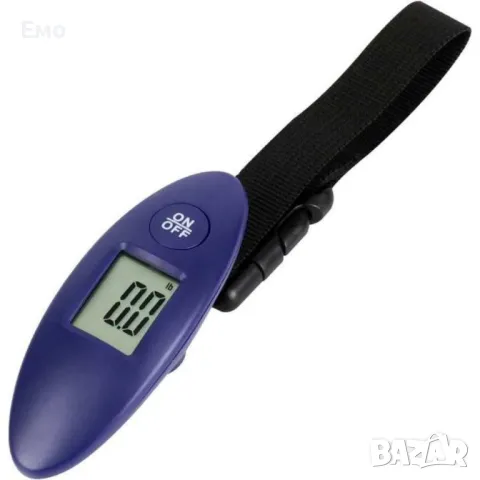 Везна за багаж - 50кг. Дигитална, 1бр батерия, Син, снимка 4 - Електронни везни - 48560671