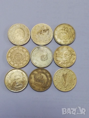 лот 50 евро-цента различни държави