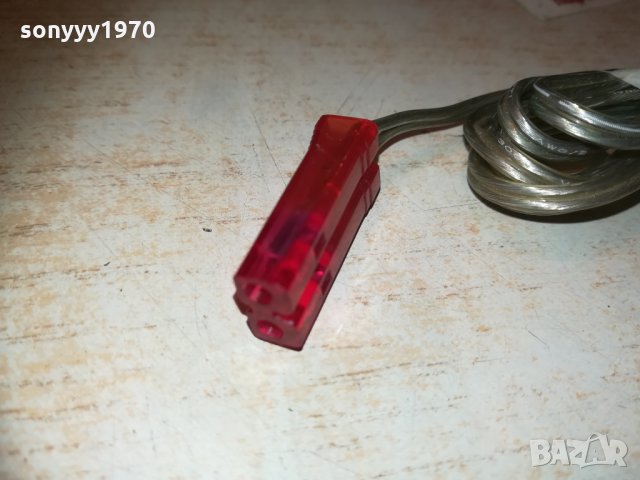 аудио кабел за колона с червена букса 1901212017, снимка 2 - Други - 31484254
