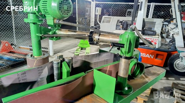 Лентов шлайф осцилиращ с пета + подавател, снимка 6 - Други машини и части - 42896671