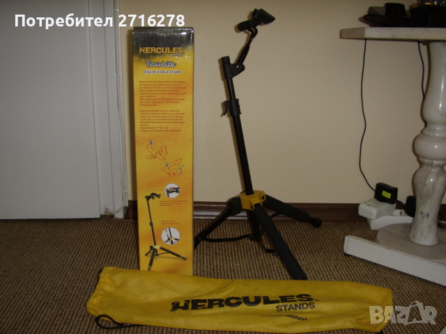Violin\ Viola Stand Hercules, снимка 2 - Струнни инструменти - 36554259