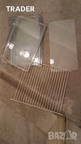 Стъклени рафтове полици делители за хладилник фризер