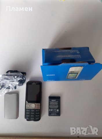 Мобилен телефон нокиа Nokia C5-00 сив 5MP, GPS, symbian, ram 512 bluetooth , снимка 2 - Nokia - 36757471