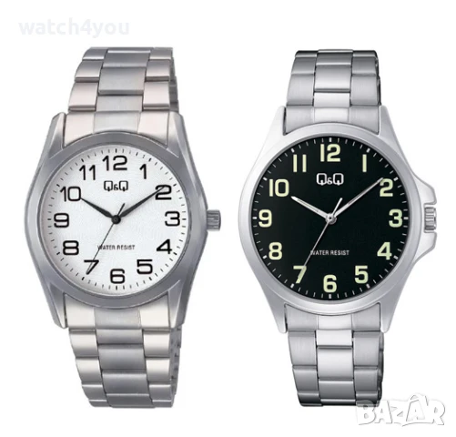 НОВ МЪЖКИ ЧАСОВНИК Q&Q C58A-001PY ФОСФОРНИ СТРЕЛКИ ЯПОНСКИ МЕХАНИЗЪМ.МЪЖКИ ЧАСОВНИЦИ QQ C58A C10A-00