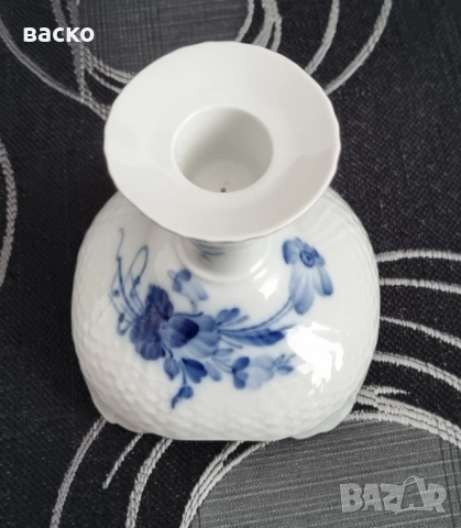 Royal copenhagen порцеланов свещник 1964 год, снимка 3 - Антикварни и старинни предмети - 51936347