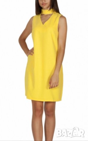 Жълта рокля Boohoo , снимка 2 - Рокли - 36963345