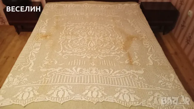 Продавам ръчно плетени покривки, снимка 5 - Декорация за дома - 48347017