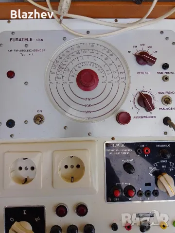 Радио тестер Euratele Kőln, снимка 12 - Радиокасетофони, транзистори - 48800639