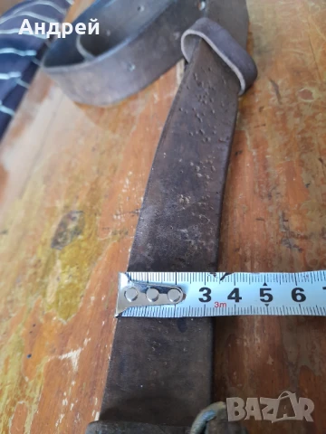 Стар Военен колан #13, снимка 6 - Антикварни и старинни предмети - 50658361