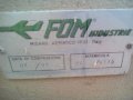 Фреза   -FOM INDUSTRIE - Pegaso, снимка 3