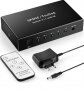 1X4 SPDIF Switcher TOSLINK Дистанционно Цифрово Оптично Аудио 1х Изход 4х Входа LPCM2 DTS Dolby-AC3, снимка 1