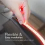 LED лента 2835 220V IP65 120LED Червена Светлина 10m/ролка, снимка 5