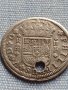 Сребърна монета 2 реала 1723г. Филип пети Сеговия Испания 13683, снимка 6