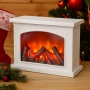 Декоративна LED камина с изкуствен пламък и звук – уют без риск и без отопление, снимка 3