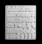 Главни печатни широки букви азбука кирилица български силиконов молд форма фондан гипс смола шоколад, снимка 4