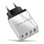 Устройство за скоростно зареждане с 4 USB порта Quick Charge 3.0 , снимка 3