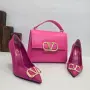 Valentino Луксозна Дамска Чанта С Дръжка И Златисто Лого - Различни Цветове Код SEM-834, снимка 1
