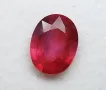 Рубин в пастелен оранжево червен цвят - 1.21кт.! Сертифициран! Нов!, снимка 5