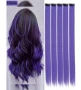 5 броя лилави кичури/екстеншъни/аксесоари за коса - синтетичен косъм, снимка 1