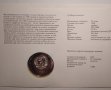 Тираж само 5000 броя! Нумизматичен плик 25 лева 1990 зимни олимпийски игри , снимка 6