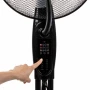 Вентилатор с водна мъгла 16'', 75W, LED, дист. упр-е, снимка 2