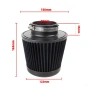 Универсален карбонов спортен въздушен филтър - Ф76 мм., снимка 3
