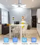 28W LED крушка с форма на вентилатор, снимка 3