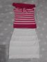 Блуза тип морска ( моряшка в розово), с открити рамене., снимка 1 - Тениски - 37732253