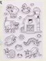 Домашни животни насекоми силиконов гумен печат декор бисквитки фондан Scrapbooking, снимка 1 - Други - 29651545