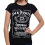Нова дамска тениска с трансферен печат Джак Даниелс (Jack Daniels), снимка 1 - Тениски - 29462411