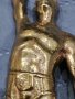 Бронзова стара статуетка пластика от социализма 22 см. , снимка 7