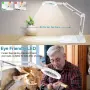 Увеличителна лупа с осветление и стойка SAVSOO – 8x, 3 режима на светлина, снимка 5