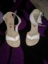 бели сандали от естествена кожа, снимка 2