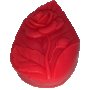 Сапун листо с роза, снимка 1 - Ръчно изработени сувенири - 37958091