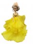 Кукла Ahelos, Принцеса, Жълта рокля, Без кутия, 34 см., снимка 1 - Кукли - 38451056
