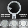 Акумулаторна ръчна увеличителна лупа с LED осветление USB зареждане за четене 4X увеличение и скала, снимка 4