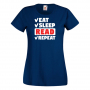 Дамска тениска Read,Eat,Sleep,Peker,Anime,Repeat,Ядене,Повторение,, снимка 10