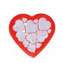 Малки Големи сърца Сърце голяма пластмасова форма резец за сладки тесто фондан, снимка 4