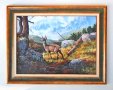 Сръндак, пейзаж, картина за ловци, снимка 1 - Картини - 42883962