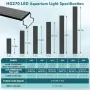 Ново осветление hygger LED лампа за аквариум 14W, 24/7 таймер, 12 цвята, 48-60 см, снимка 5