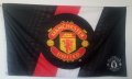 Знаме на емблематичния футболен клуб Манчестър Юнайтед, снимка 1 - Футбол - 36699317