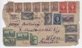Пътували пощенски пликове с марки 1922г., снимка 2