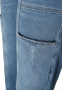 СТРАХОТНИ дънки в среднотъмен деним модел карго слим, снимка 2
