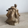 Стара фигура бронз пластика ссср, снимка 3
