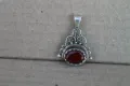 Сребърна висулка за колие, снимка 1